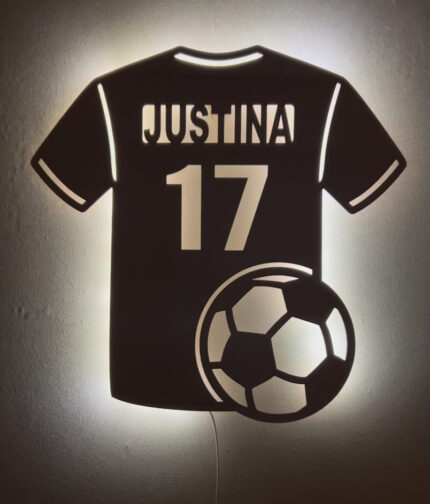 LED lempa "Futbolo marškinėliai"